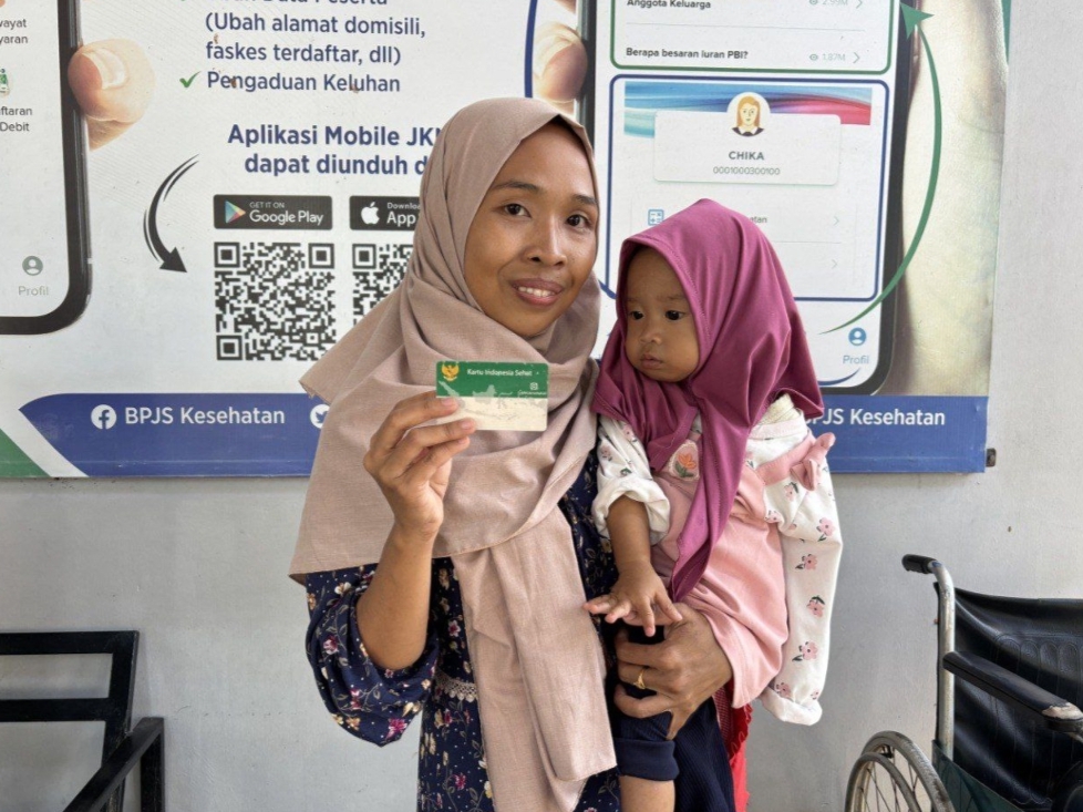 Keluarga penerima manfaat Jaminan Kesehatan Nasional (JKN) BPJS Kesehatan.
