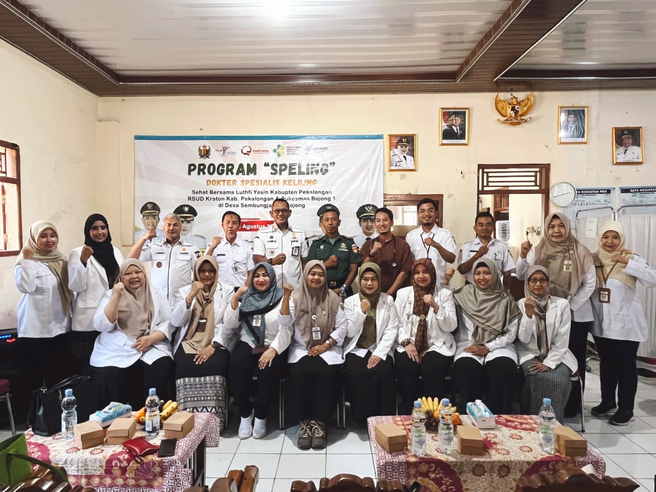 KESEHATAN: RSUD Kraton saat menggelar speling di Desa Sembungjamnu, Kecamatan Bojong, Kabupaten Pekalongan, Rabu (13/8/2025).