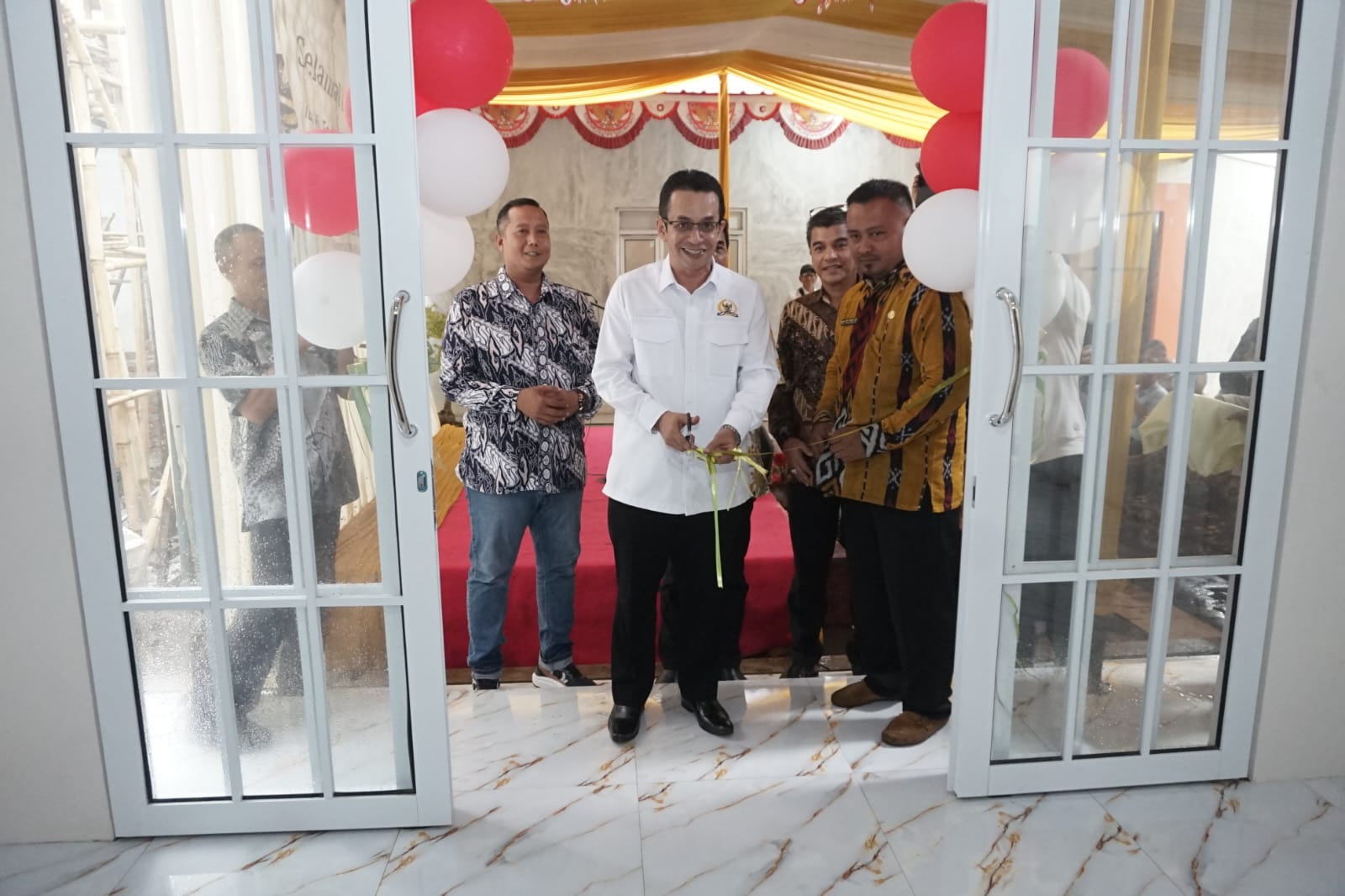 Peresmian balai kesehatan di Pekalongan