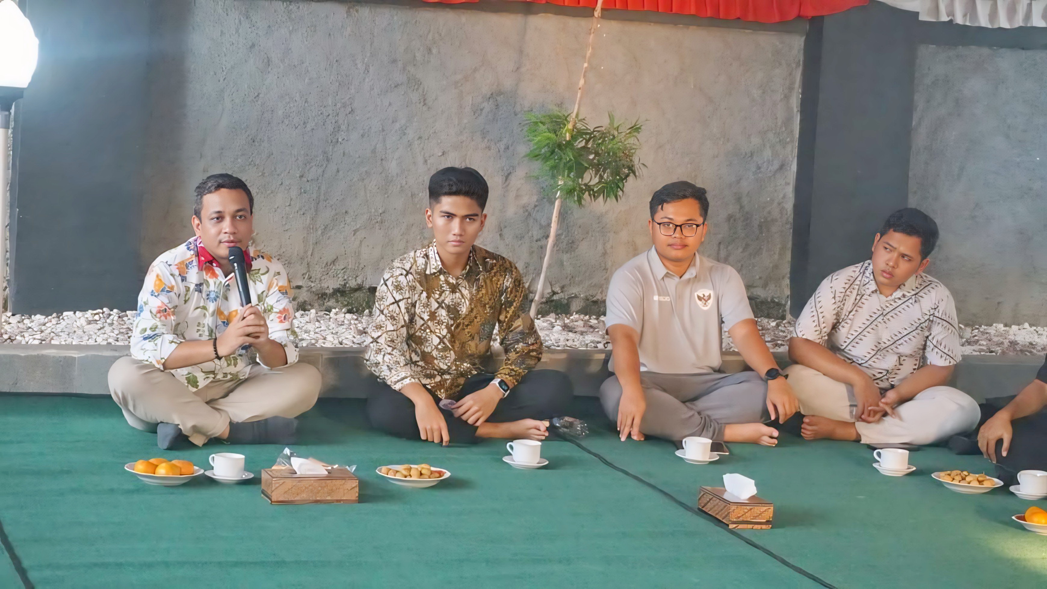MOTIVASI -&nbsp;Walikota HA Afzan Arslan Djunaid saat berikan motivasi kepada atlet Percasi&nbsp;Kota Pekalongan yang akan bertanding&nbsp;dalam Pra Porprov, Kamis Sore (25/9/2025) di Guest House.&nbsp;