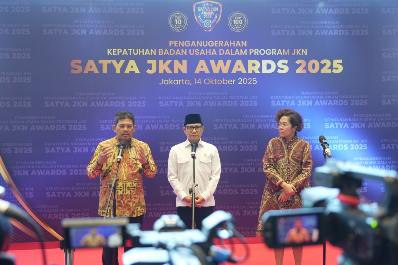 PENGHARGAAN: Ajang bergengsi Satya JKN Award 2025 di Jakarta, Selasa (14/10/2025),