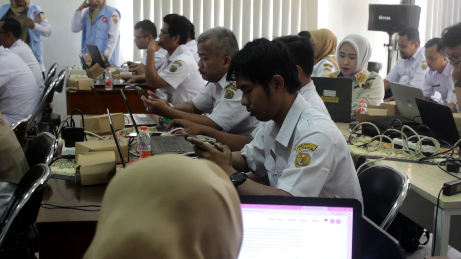 CEGAH KORUPSI: Kegiatan persiapan untuk penyiapan penyuluh antikorupsi Kabupaten Pekalongan, di Aula Dinkominfo setempat, Rabu (15/10).