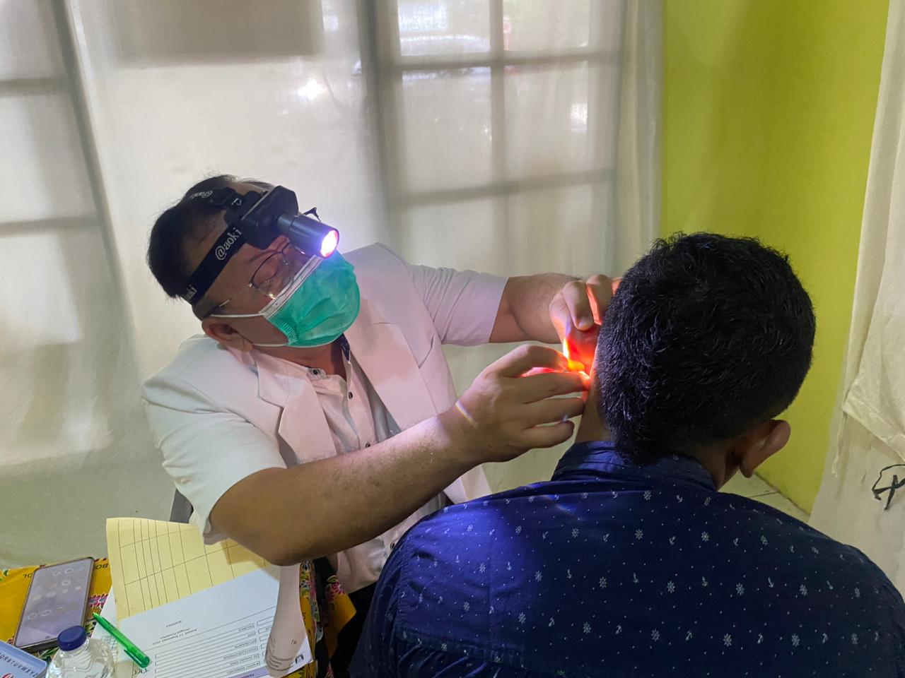 KESEHATAN: Kegiatan Spelling yang digelar RSUD Kraton di Desa Kampil, Kecamatan Wiradesa, Kabupaten Pekalongan, Rabu (19/11/2025).