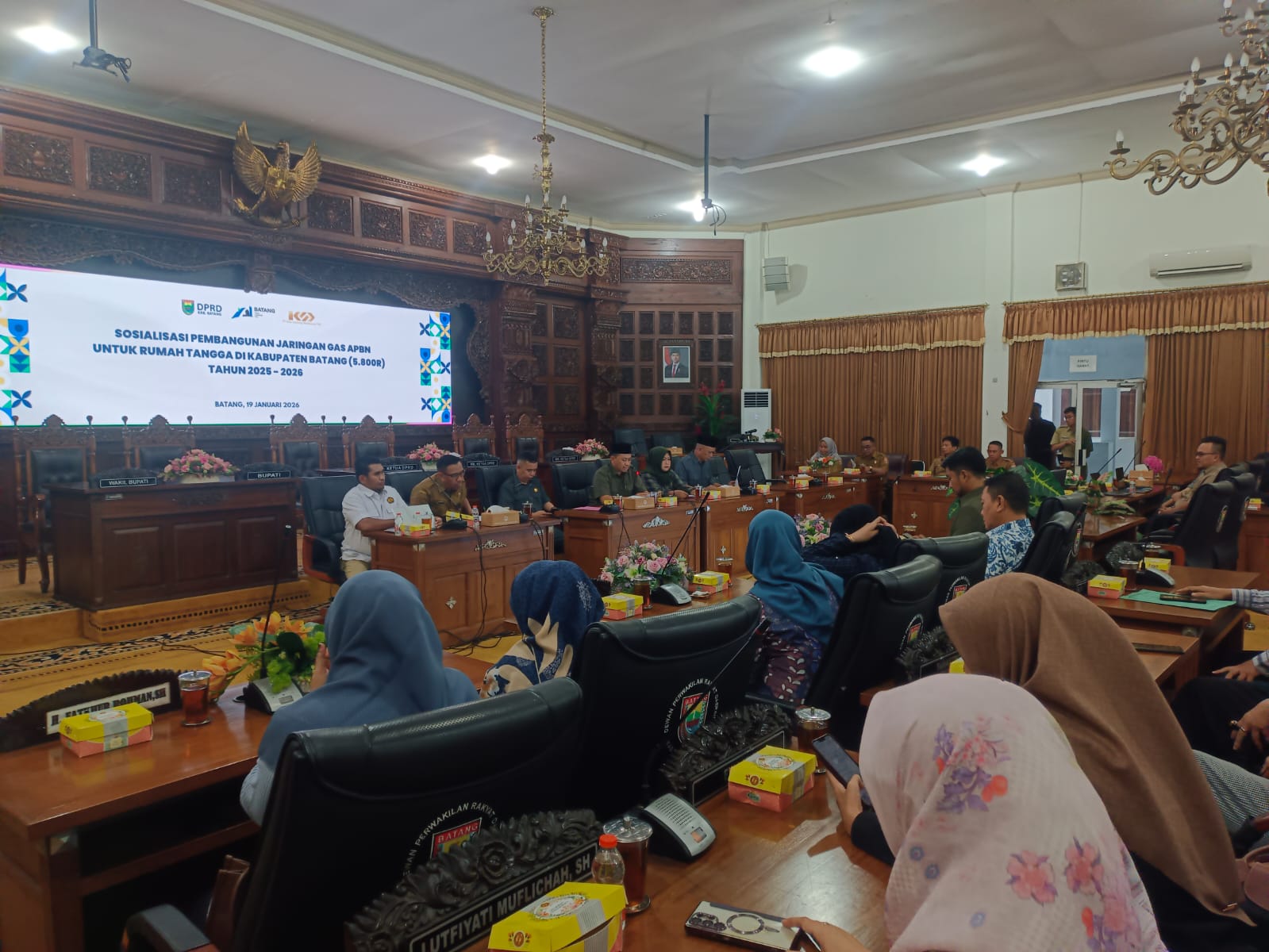 Sosialisasi Proyek Jargas di DPRD Kabupaten Batang.