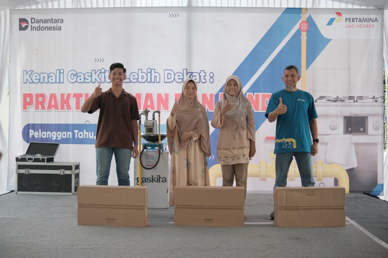 EDUKASI GAS BUMI : PGN meningkatkan kualitas layanan dan kenyamanan pelanggan saat menggunakan gas bumi di rumah.