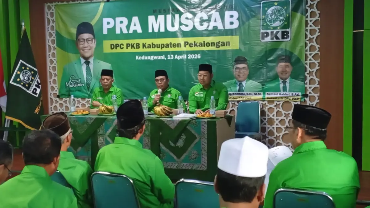 JELANG SUKSESI : Pra Muscab DPC PKB Kabupaten Pekalongan, Senin 13 April 2026. (DOK. DPC PKB KABUPATEN PEKALONGAN)