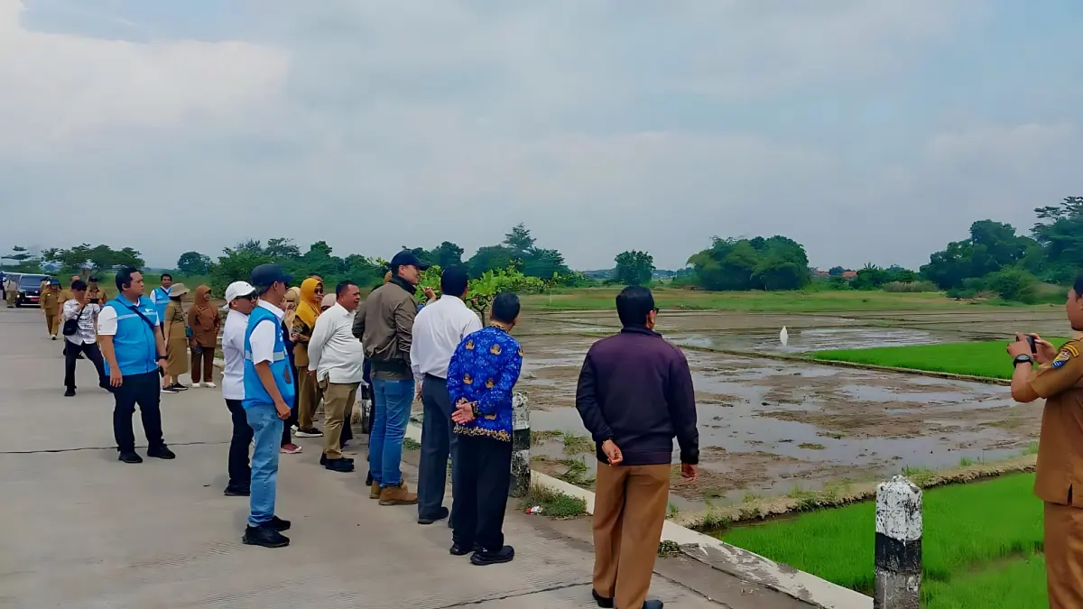 CEK LAPANGAN : Tim Gabungan dari Kementrian saat cek lahan yang dipersiapkan untuk PSEL di kawasan Exit Setono, Pekalongan Timur, pada Senin 27 April 2026. (DOK. PEMKOT PEKALONGAN)
