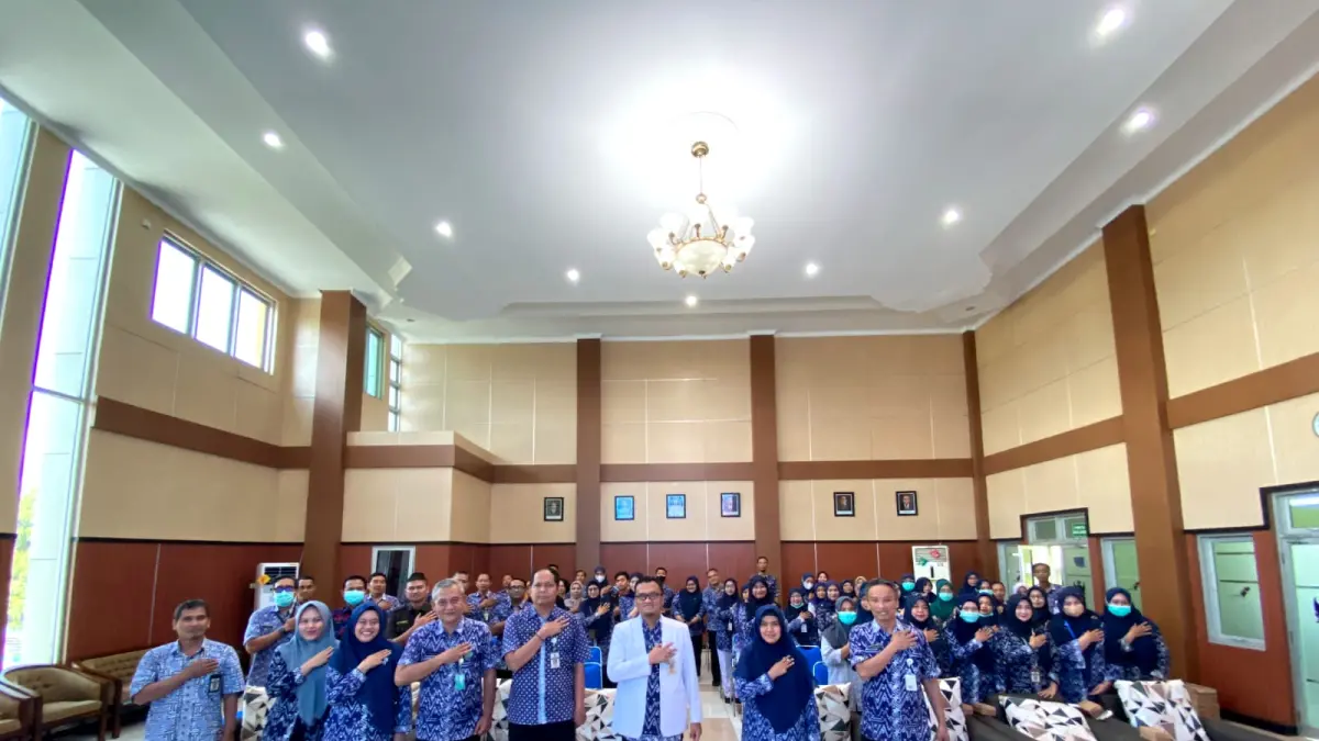 PELATIHAN: RSUD Kajen saat menggelar in house training (IHT) untuk memperkuat budaya mutu.