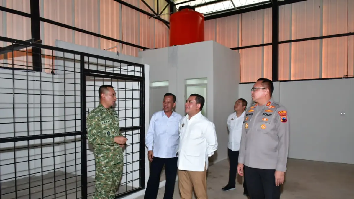 KDKMP: Forkopimda Kabupaten Pekalongan saat meninjau KDKMP Tanjung Kulon, Sabtu (16/5/2026). 