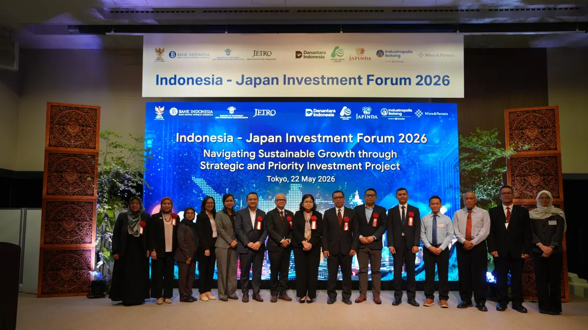 INVESTASI: Suasana Investment Business Forum Indonesia Japan yang diselenggarakan di Bellesalle Kanda, Tokyo, Jepang.