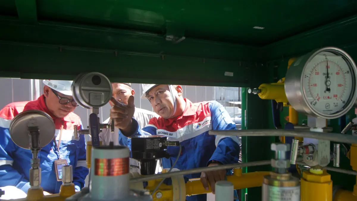 ENERGI ANDAL : Pasokan jaringan gas bumi (jargas) PT Perusahaan Gas Negara (Persero) Tbk (PGN) kini mendukung operasional dapur umum Pondok Pesantren Darullughah Waddawah (Dalwa) di Pasuruan yang melayani sekitar 15 ribu santri setiap hari.&nbsp;