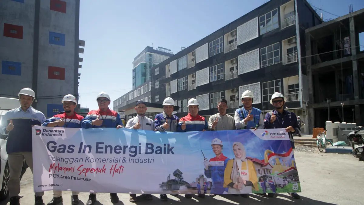 GAS IN ENERGI BAIK : Pasokan jaringan gas bumi (jargas) PT Perusahaan Gas Negara (Persero) Tbk (PGN) kini mendukung operasional dapur umum Pondok Pesantren Darullughah Waddawah (Dalwa) di Pasuruan yang melayani sekitar 15 ribu santri setiap hari.&nbsp;