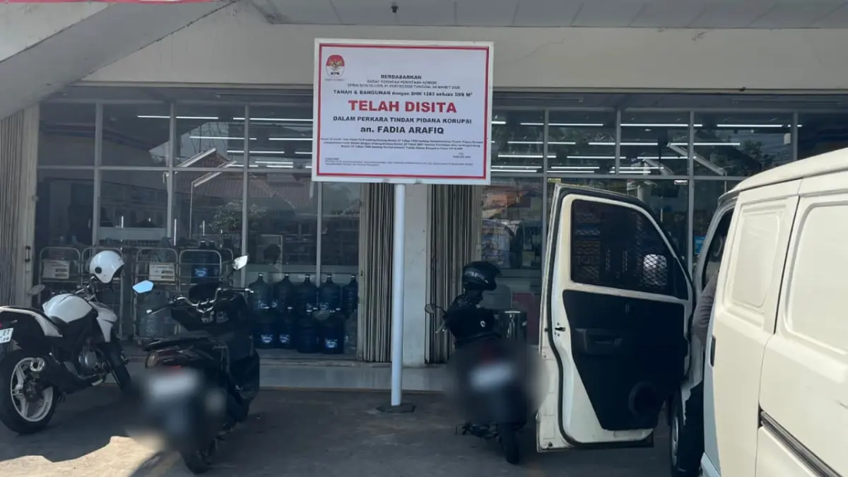 DISITA: Toko waralaba di Desa Wonosari, Kecamatan Siwalan, Kabupaten Pekalongan, yang disita KPK.