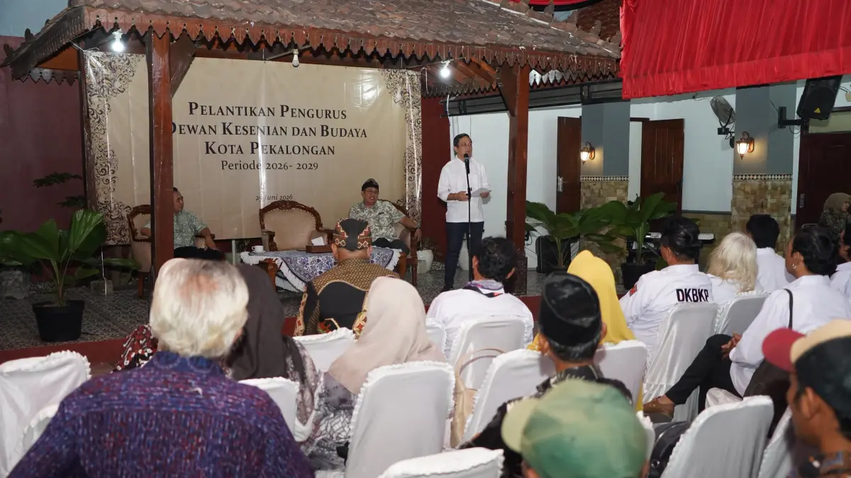 IST
Pelantikan berlangsung di Rumah Dinas Wali Kota Pekalongan (Guest House), Kamis (25/6/2026) malam.