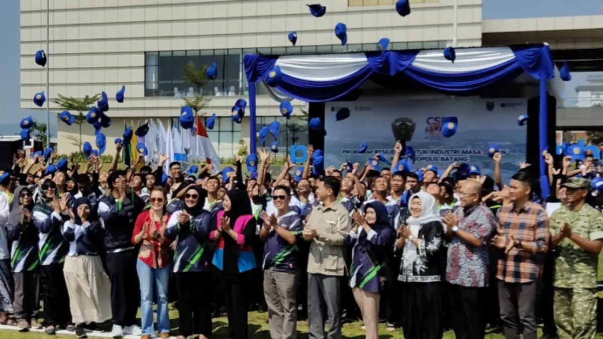 BERKARAKTER: Suasana penutupan Program Resiliensi untuk Industri Masa Depan (PRIMA) di KITB.