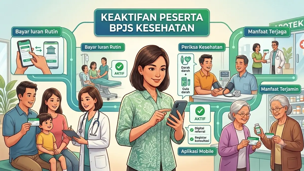 ilustrasi keaktifan perserta BPJS Kesehatan