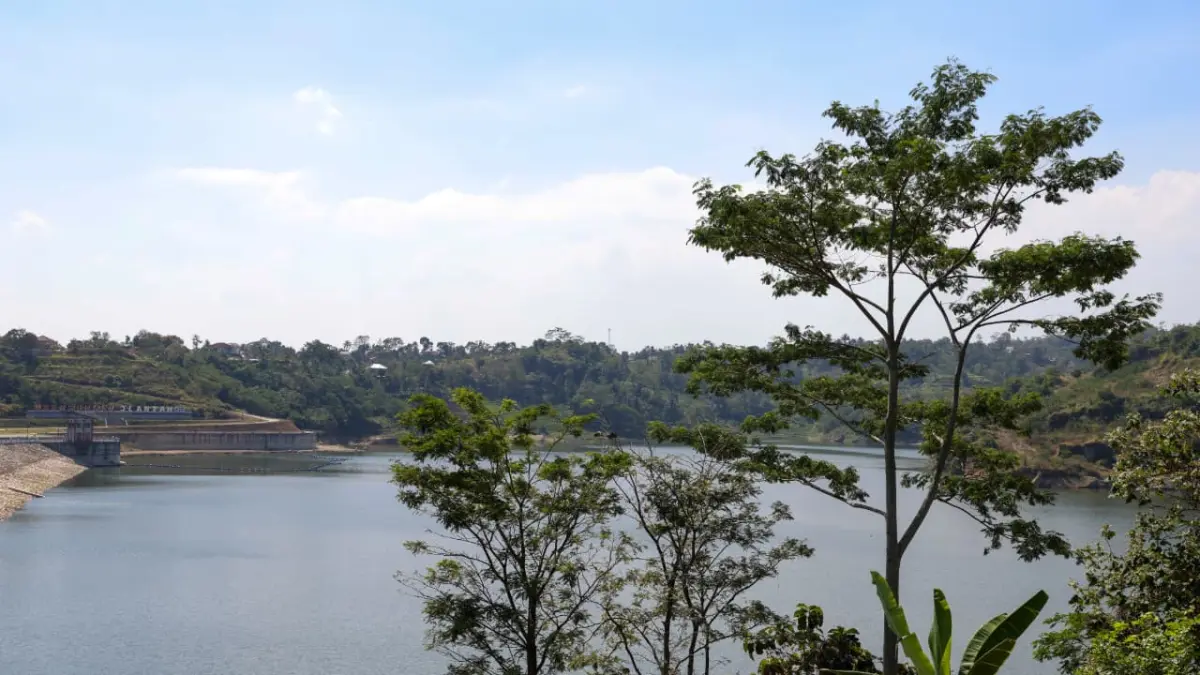 Bendung Jlantah menjadi sumber penyediaan air irigasi yang akan memperkuat ketahanan pangan di Jawa Tengah. (ist)