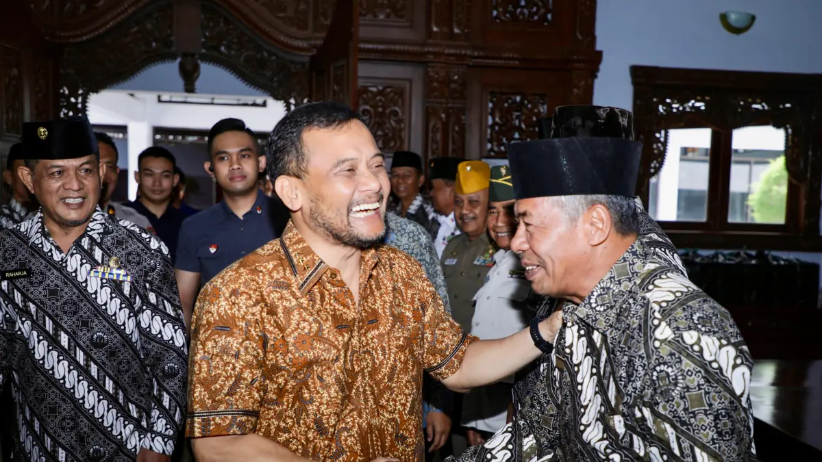 Gubernur Luthfi hadir dalam Tasyakuran HUT ke-27 Persatuan Purnawirawan (PP) Polri Cabang Batang, Sabtu (11/7/2026).