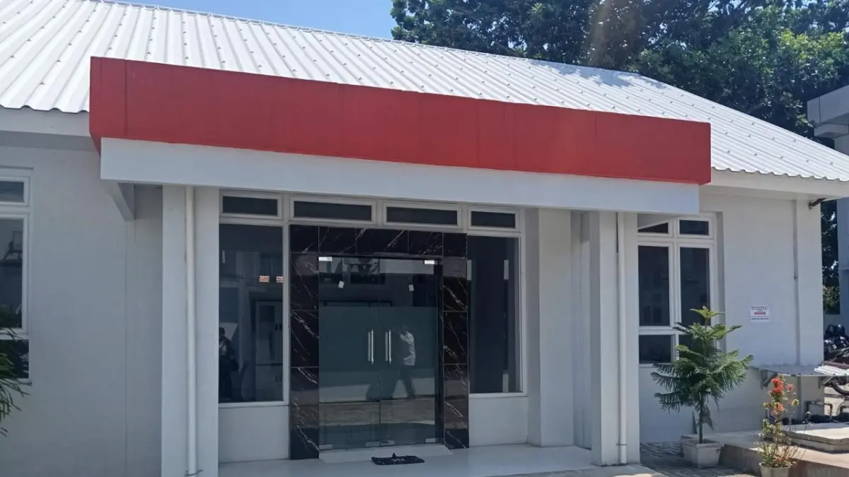 GEDUNG BARU : Salah satu bagian Gedung layanan baru milik Labkesda Kota Pekalongan, yang kini layanan pemeriksaannya semakin lengkap.