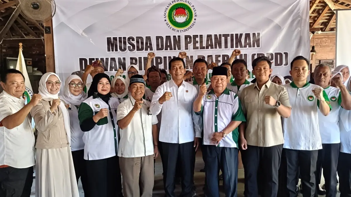 KOMUNITAS: Wakil Bupati Batang Suyono saat menghadiri pengukuhan pengurus DPD APPSI di Cepokokuning.