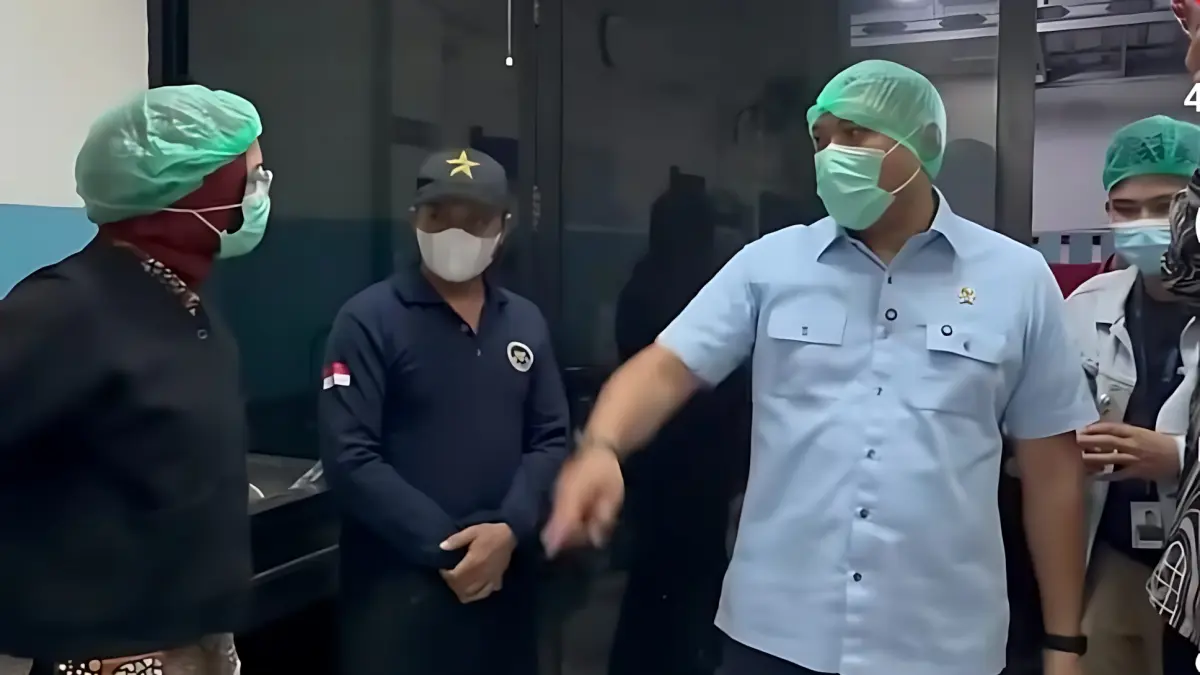 SIDAK : Kepala BGN Sudaryono saat sidak di Dapur SPPG Tegal Gundil 05 Bogor beberapa waktu kemarin.(IG Sudaryono)