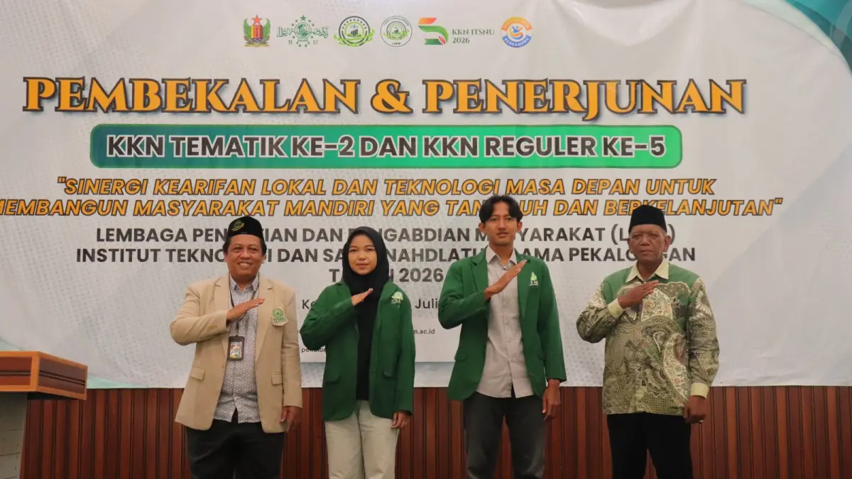 PENDIDIKAN: ITSNU Pekalongan saat pembekalan dan penerjunan KKN mahasiswa, belum lama ini. 