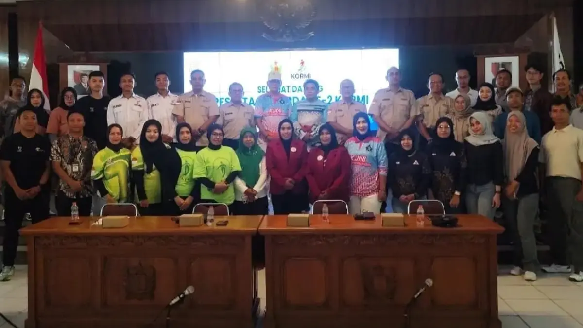 OLAHRAGA: KORMI Kabupaten Pekalongan saat Rakorda II persiapan menghadapi FORDA Jateng 2026, di Aula Setda Kabupaten Pekalongan, beberapa waktu lalu. 