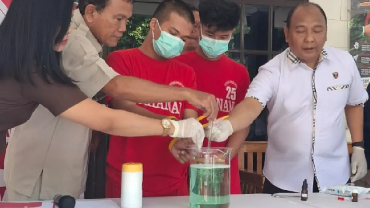 Direktorat Reserse Narkoba Polda Jawa Tengah memusnahkan barang bukti narkotika jenis sabu dari dua perkara yang telah mendapat penetapan untuk dimusnahkan. (ist)