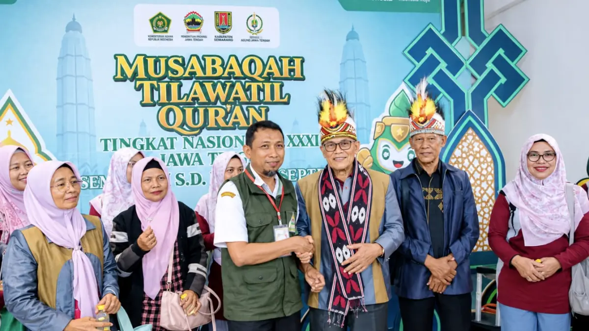 Disambut Selendang Khas Jepara, Kafilah Papua Barat Daya Apresiasi Pemprov Jateng
