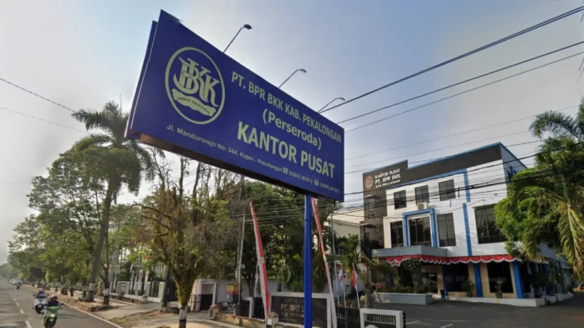 Kantor Pusat PT. BPR BKK Kabupaten Pekalongan.