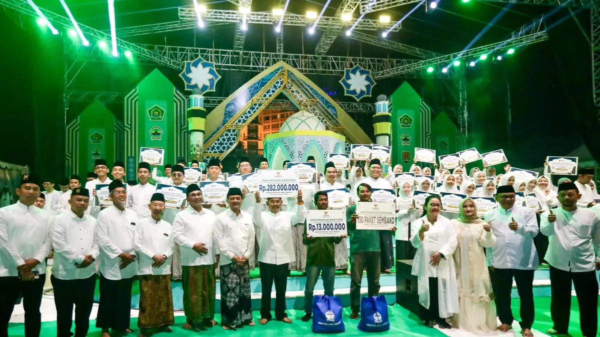 Kafilah Jateng berhasil mengoleksi 36 gelar juara dari berbagai cabang dan golongan (MTQ) Nasional XXXI 2026