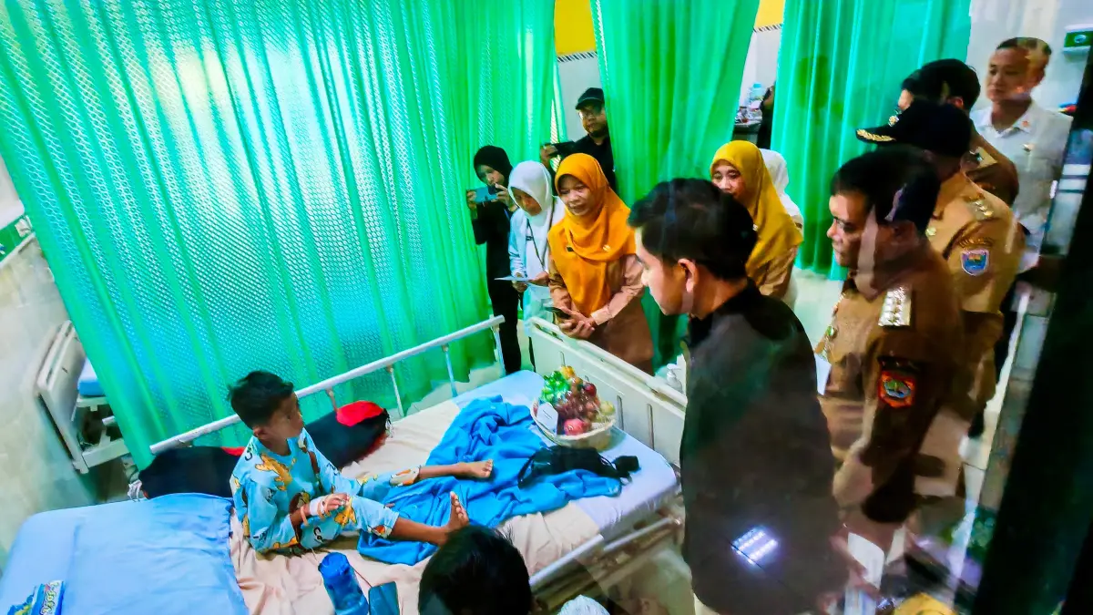 Wapres Gibran Temui Pasien keracunan MBG, dalam kesempatan tesebut Wapres Minta Investigasi Dipercepat (ist)