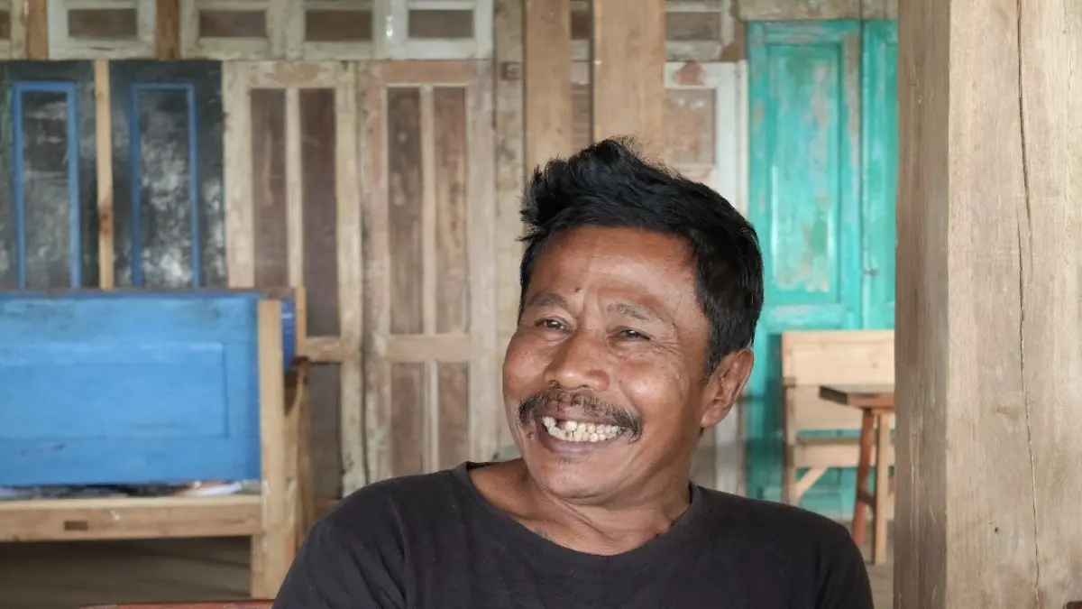 Wasturi, Ketua Lembaga Masyarakat Desa Hutan (LMDH) Argo Lestari