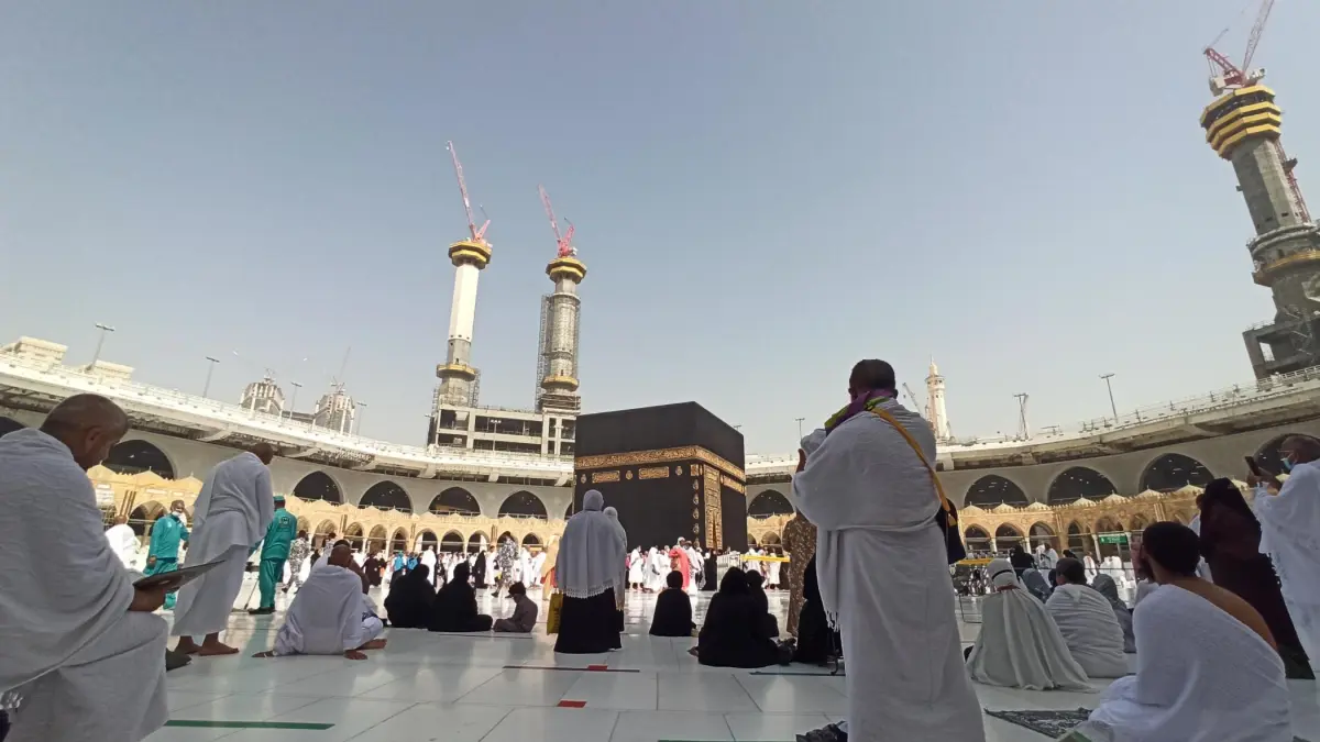 Ilustrasi jamaah di Masjidil Haram, Makkah. (Bayu Putra/JawaPos.com)