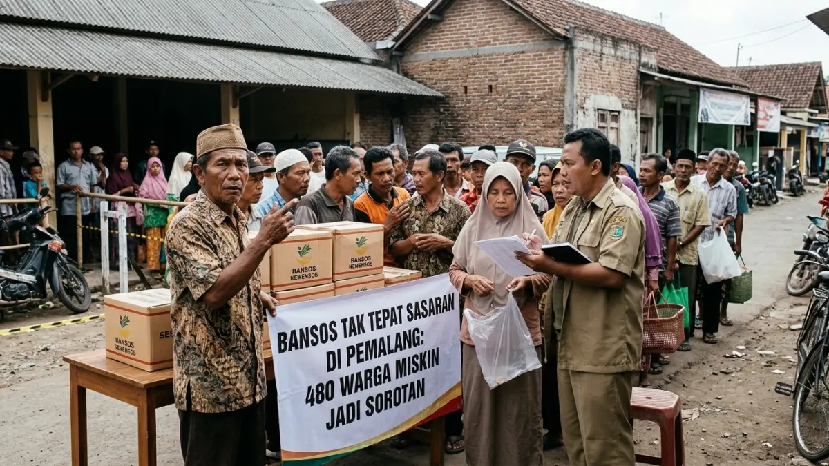 Bansos Tak Tepat Sasaran di Jawa Tengah, 480 Warga Miskin di Pemalang Jadi Sorotan