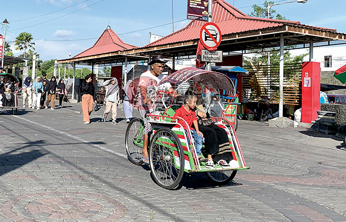 JADI MAGNET: Kawasan wisata MBK yang selalu ramai dikunjungi wisatawan dari berbagai daerah.