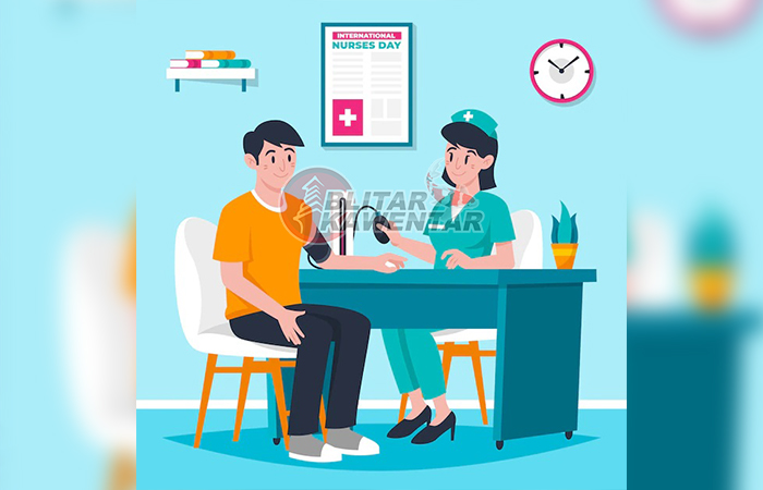 Ilustrasi cek tensi