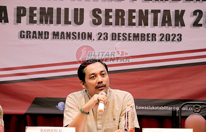 M NUR AZIZ(Komisioner Bawaslu Kota Blitar Divisi Penanganan Pelanggaran dan Penyelesaian Sengketa)