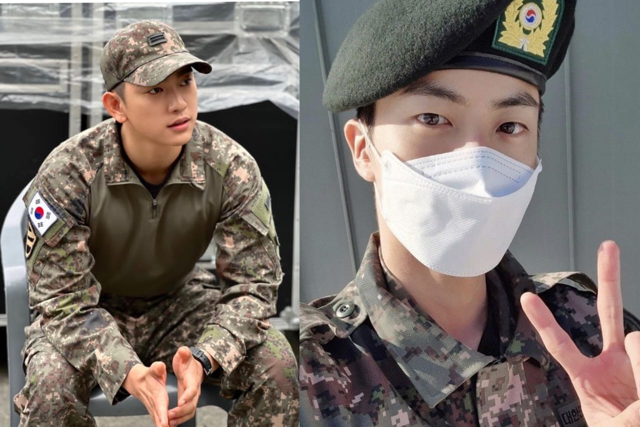 Jinyoung Got7 dan Jin BTS yang akan selesai Wamil tahun ini