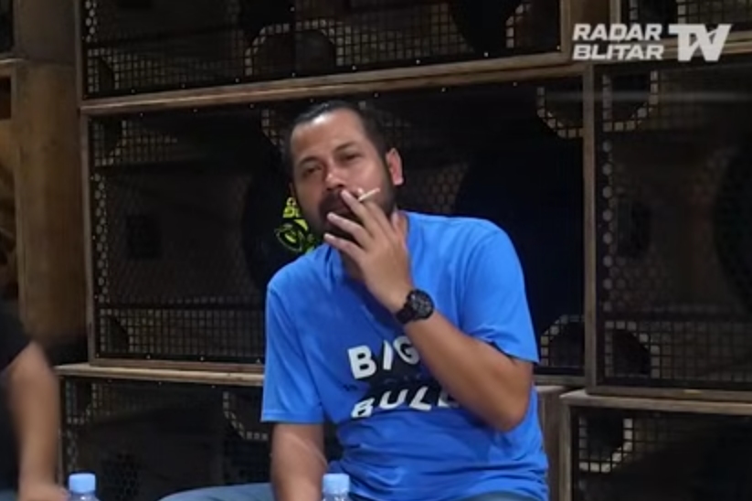 Mas Bre ketika ditemui tim radar Blitar tv di kediamannya.