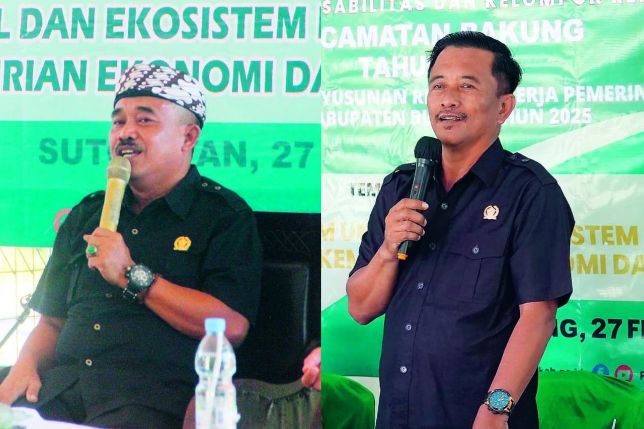 Mujib, Wakil Ketua III DPRD Kabupaten Blitar dan&nbsp;Mohammad Rifai&nbsp;Wakil Ketua I DPRD Kabupaten Blitar&nbsp;