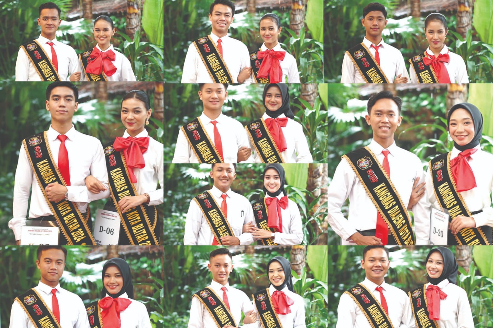 20 finalis duta wisata Kangmas Diajeng Kota Blitar