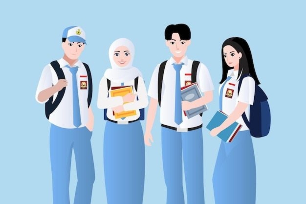 Ilustrasi siswa