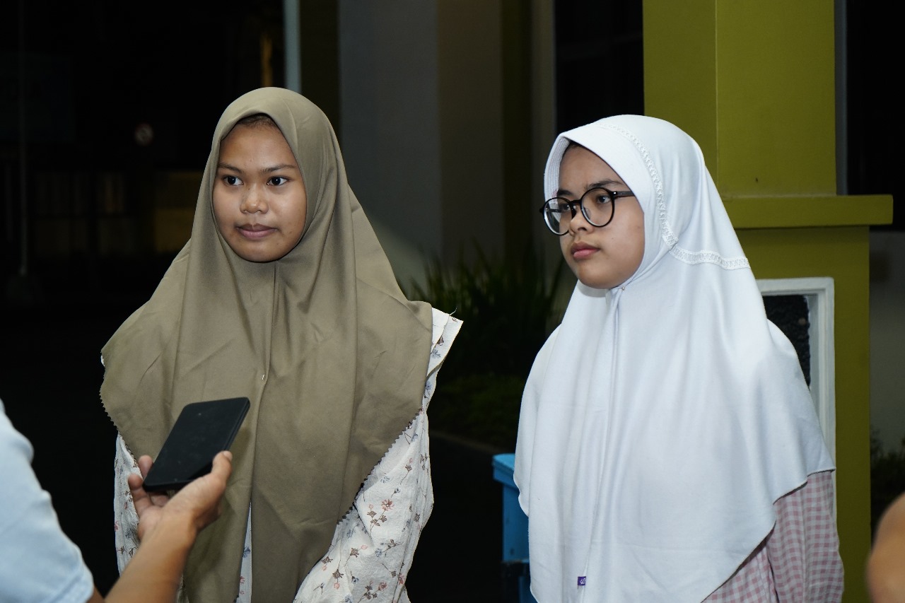 Aqilanisa Jamilah Jauhari Al Muhtarom dan Hana Luthfia Masyhur
