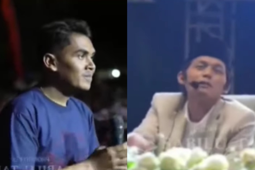 Gus Iqdam saat ceramah di harlah Sabilu taubah beberapa waktu lalu