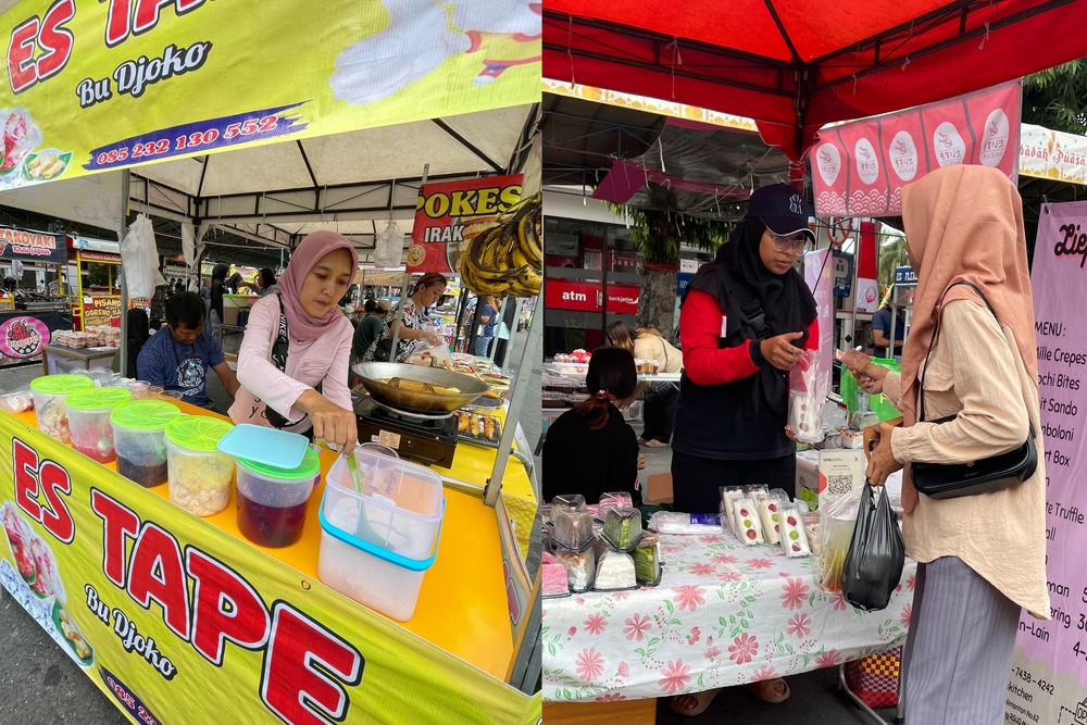 Berbagai kuliner takjil di sepanjang jalan kenanga Kota Blitar, cocok buat ngabuburit
