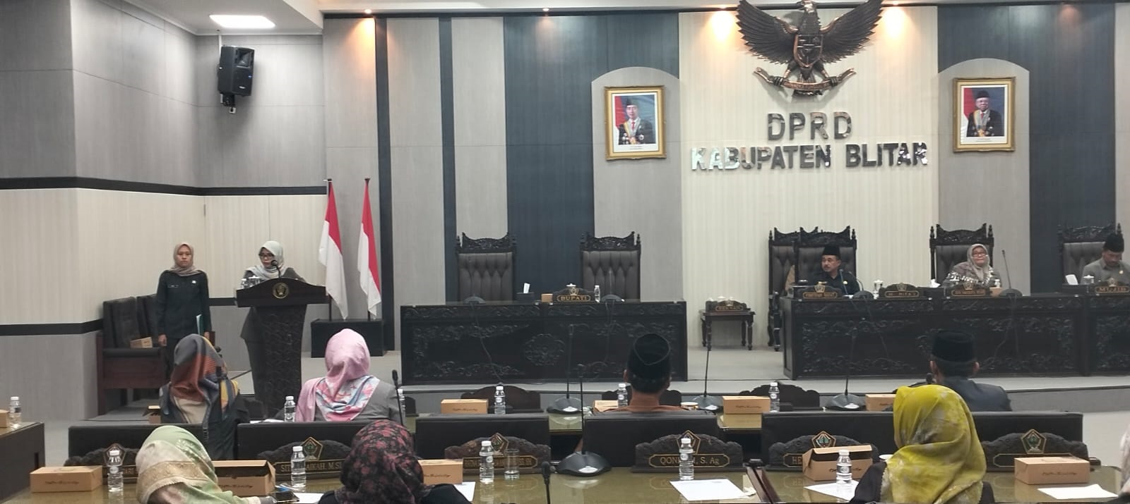 Ranperda yang digelar di kantor DPRD Kabupaten Blitar