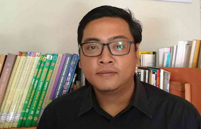 Ketua KPU Kota Blitar Rangga Bisma Aditya