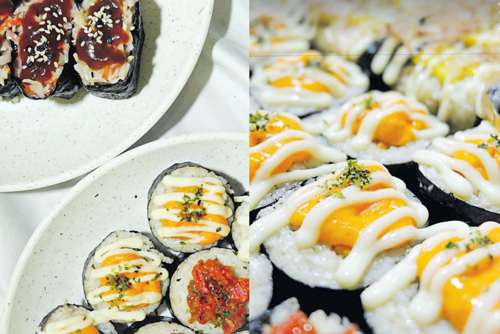 MODIFIKASI: Tampak tampilan sushi yang memiliki cita rasa gurih dan creamy.