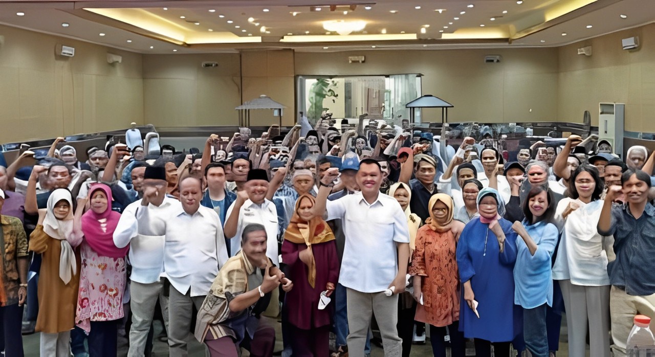 KUATKAN JARINGAN: KBM mengumpulkan timses dari tingkat kelurahan untuk pemenangan di pilkada Kota Blitar.